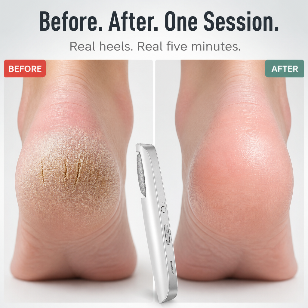 SoleRadiance™ — Smooth Out Rough, Calloused Heels Quickly at Home