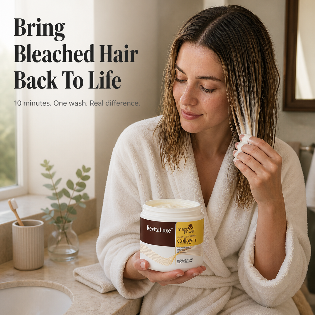 RevitaLuxe™ — Restore Damaged, Fragile Hair Deeply in Just 10 Minutes
