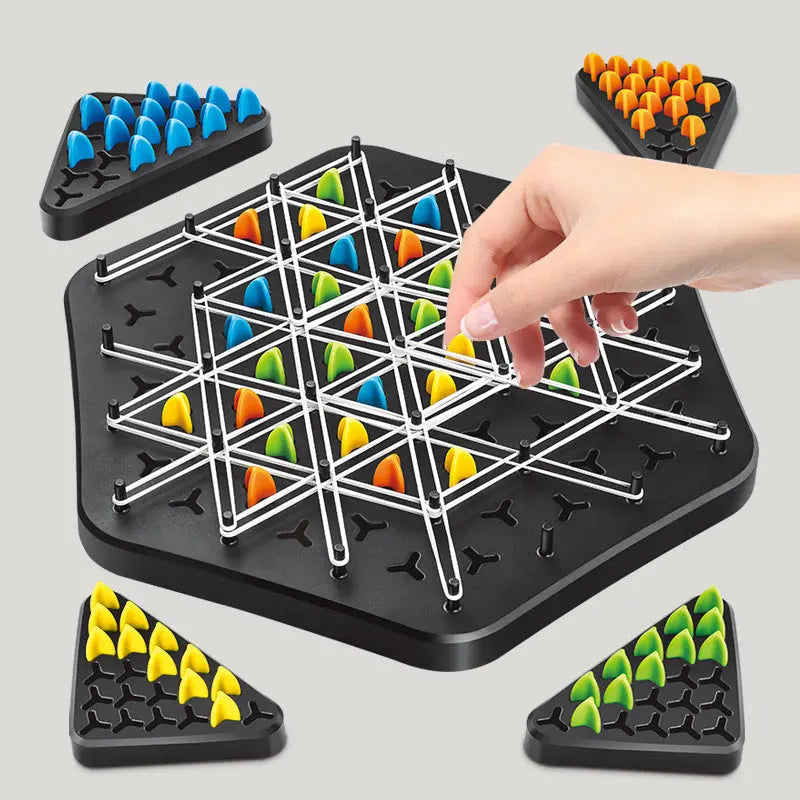 Chain Triangle Puzzle Game – Refined Logic Challenge for 2–4 Players