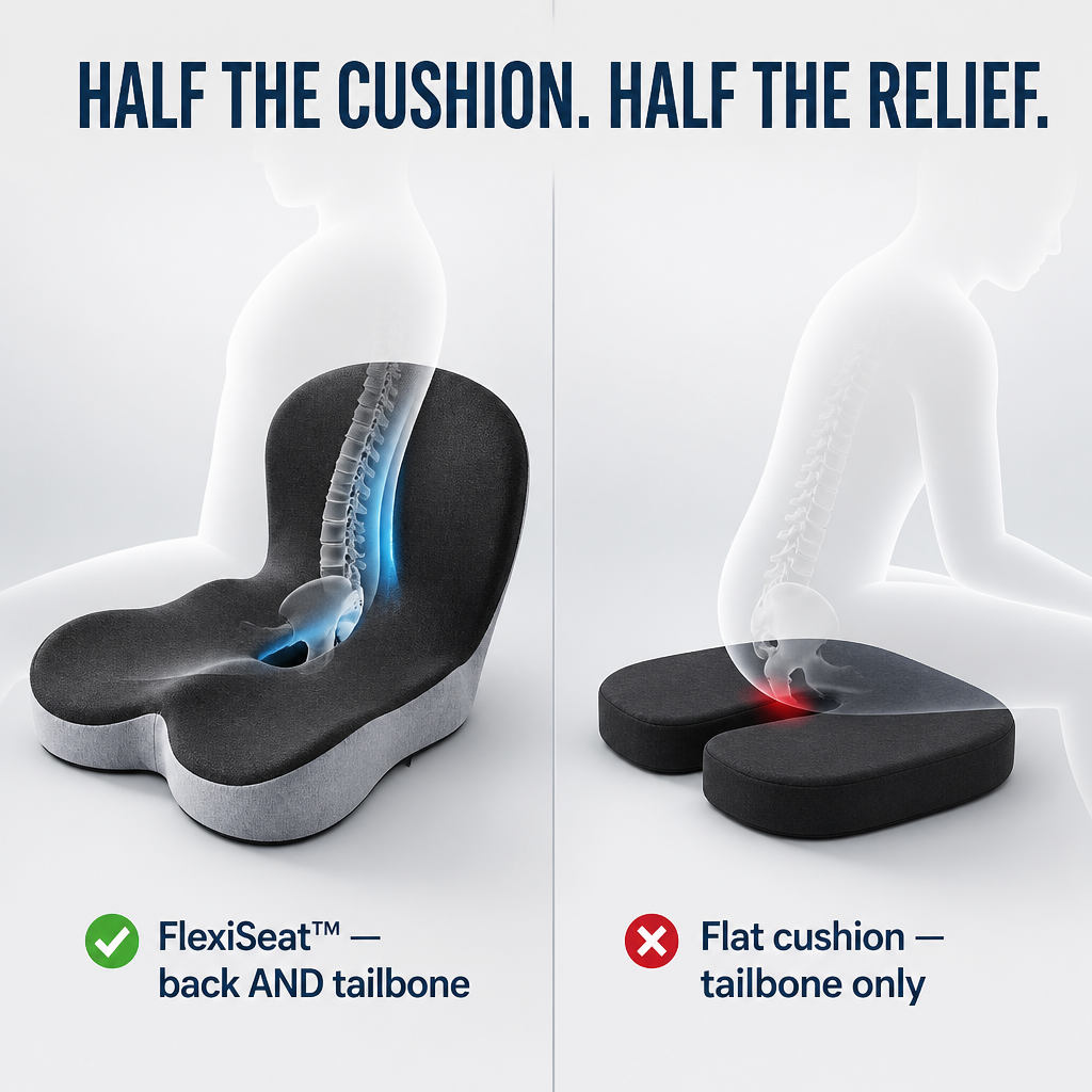 VeriSeat™ — Crush Pain and Power Through Your Day with Unshakable Back Support
