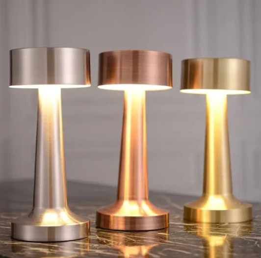 Wireless Dimmable LED Rechargeable Table Lamp ModernArt – Contemporary Touch Control | Living Room | Reading Lamp | Bedside Lamp