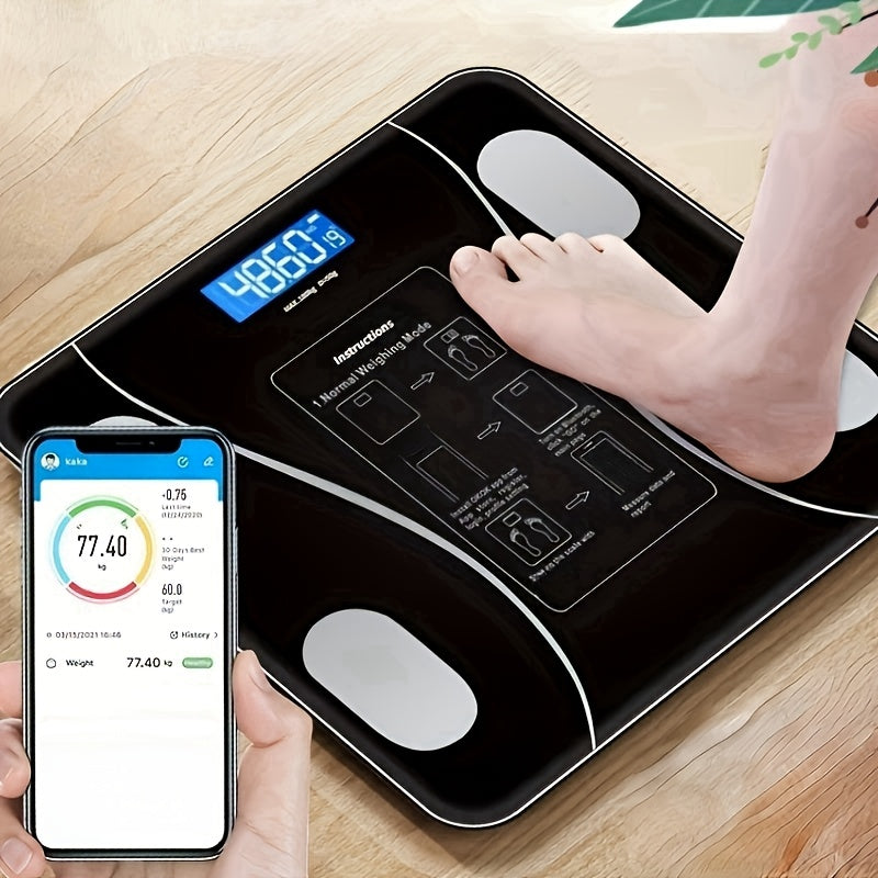 HealthMate Digital Weight Monitor – Compact LCD Scale