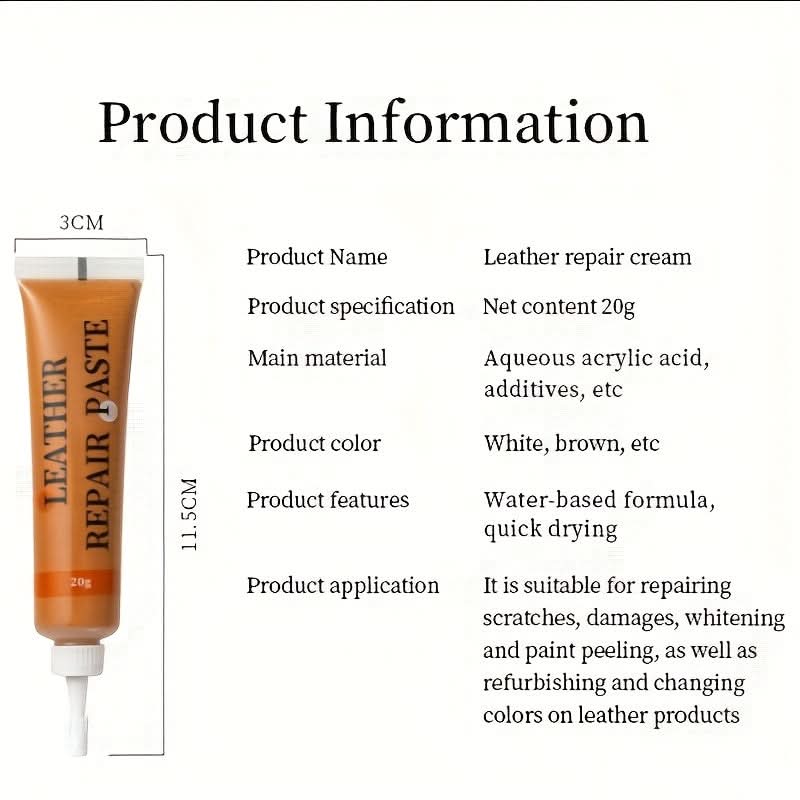 Leather and Vinyl Repair Kit for Quick DIY Restoration