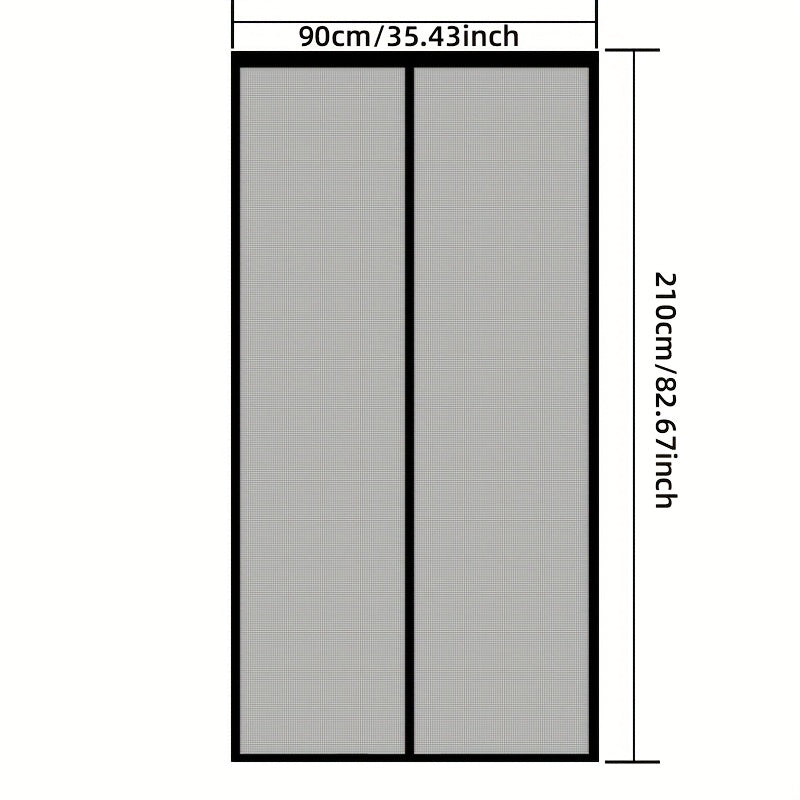 InsectShield – Hands-Free Magnetic Mesh Door Screen for Easy Entry