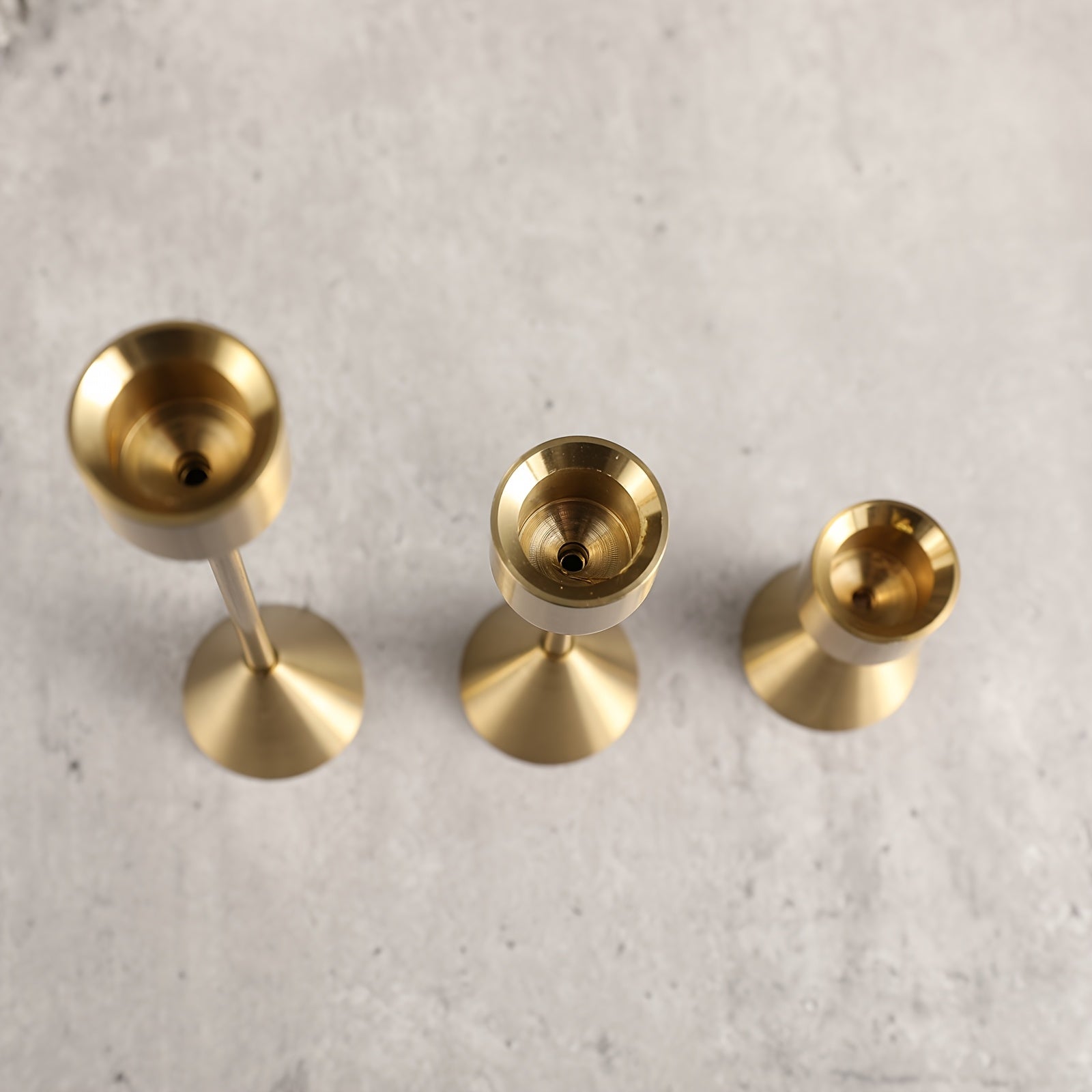 Trinity Flame – 3-Piece Modern Candle Holder Ensemble