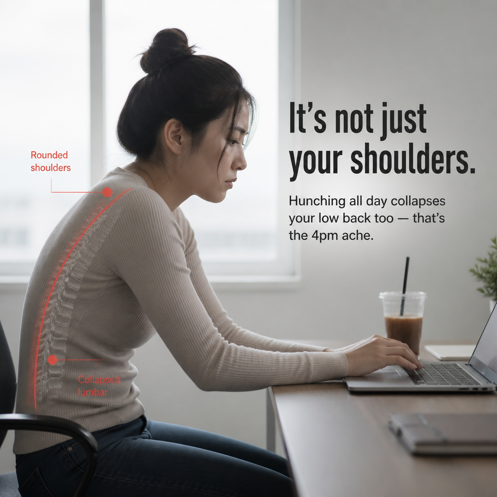 AlignPro™ — Correct Rounded Shoulders and a Stiff Lower Back with a Single Brace