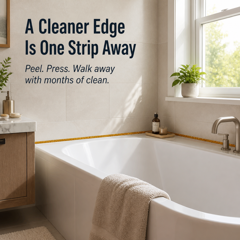 SecureSealPro™ — Renew Stained Grout Lines in Minutes, No Caulk Gun Needed