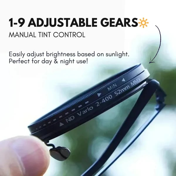 UV400 Protection Sunglasses with Adaptive Polarized Lenses
