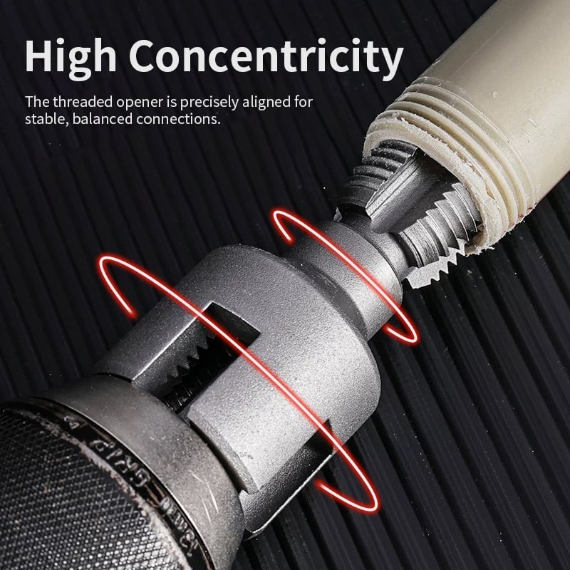 Dual Function Pipe Thread Cutter for Internal and External Use