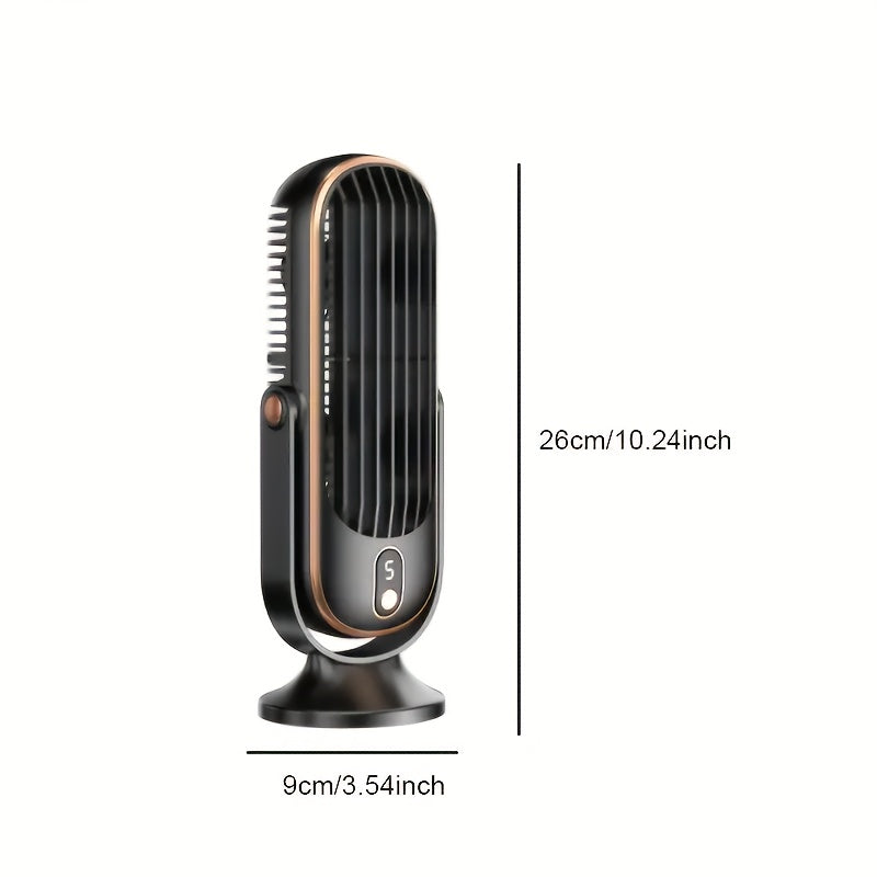 Versatile Airflow Fan | Dual Motor, 720° Pivot, USB Rechargeable & Whisper Quiet for Unmatched Comfort Anywhere