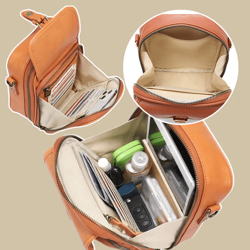 Lumiorex™ Leather Crossbody — Effortless Style and All-Day Confidence Without the Bulk