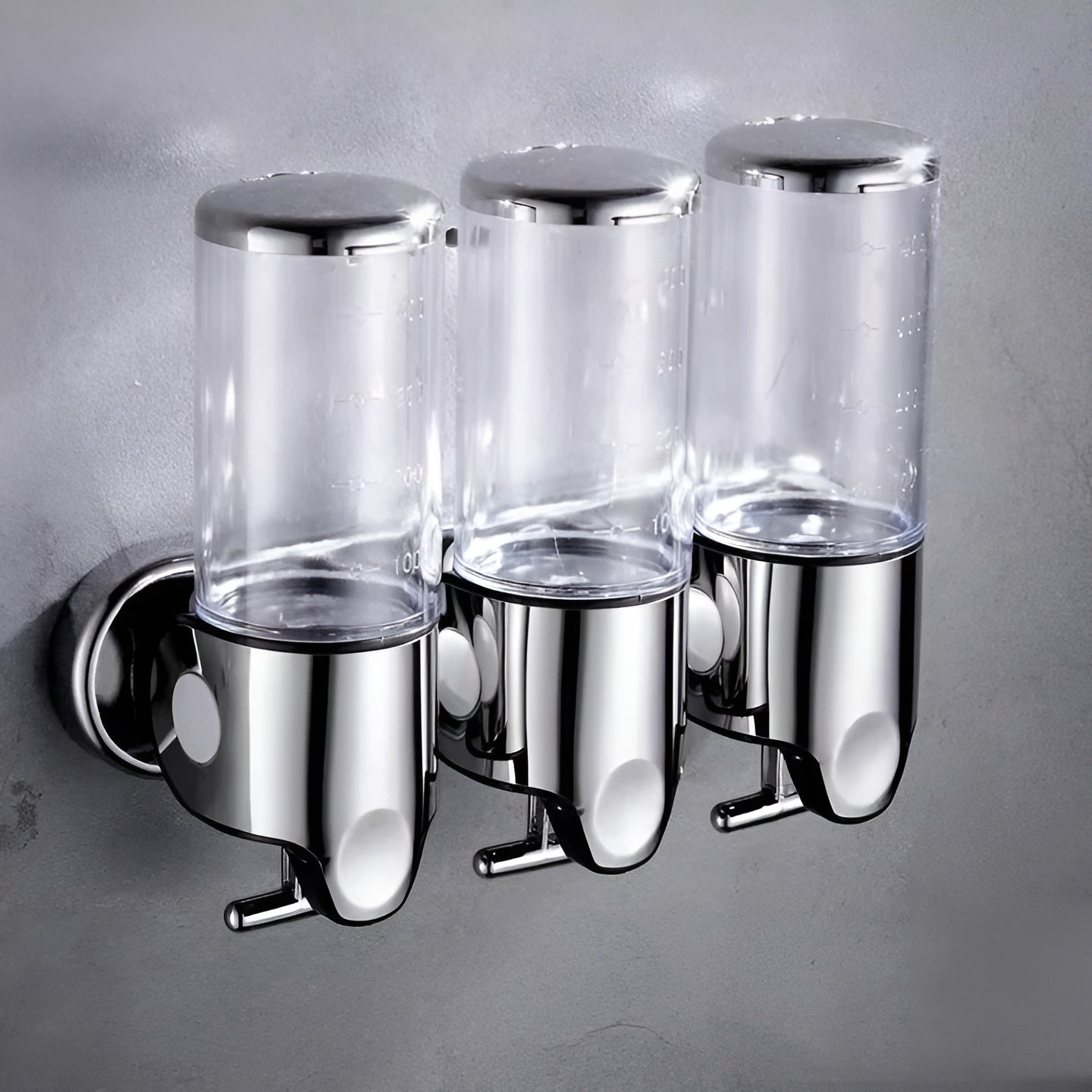 Elegant Wall-Mounted Soap Dispenser for a Chic Bathroom