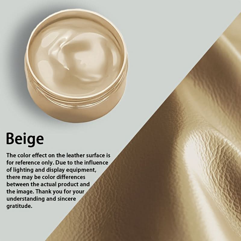 Leather Color Restoration and Care Cream for Surface Repair