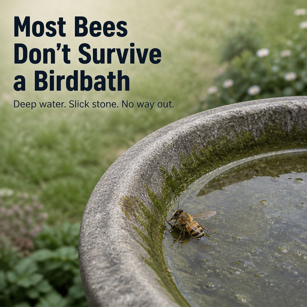 PurePollen™ — The Safe Sip Spot That Keeps Your Garden Buzzing Alive
