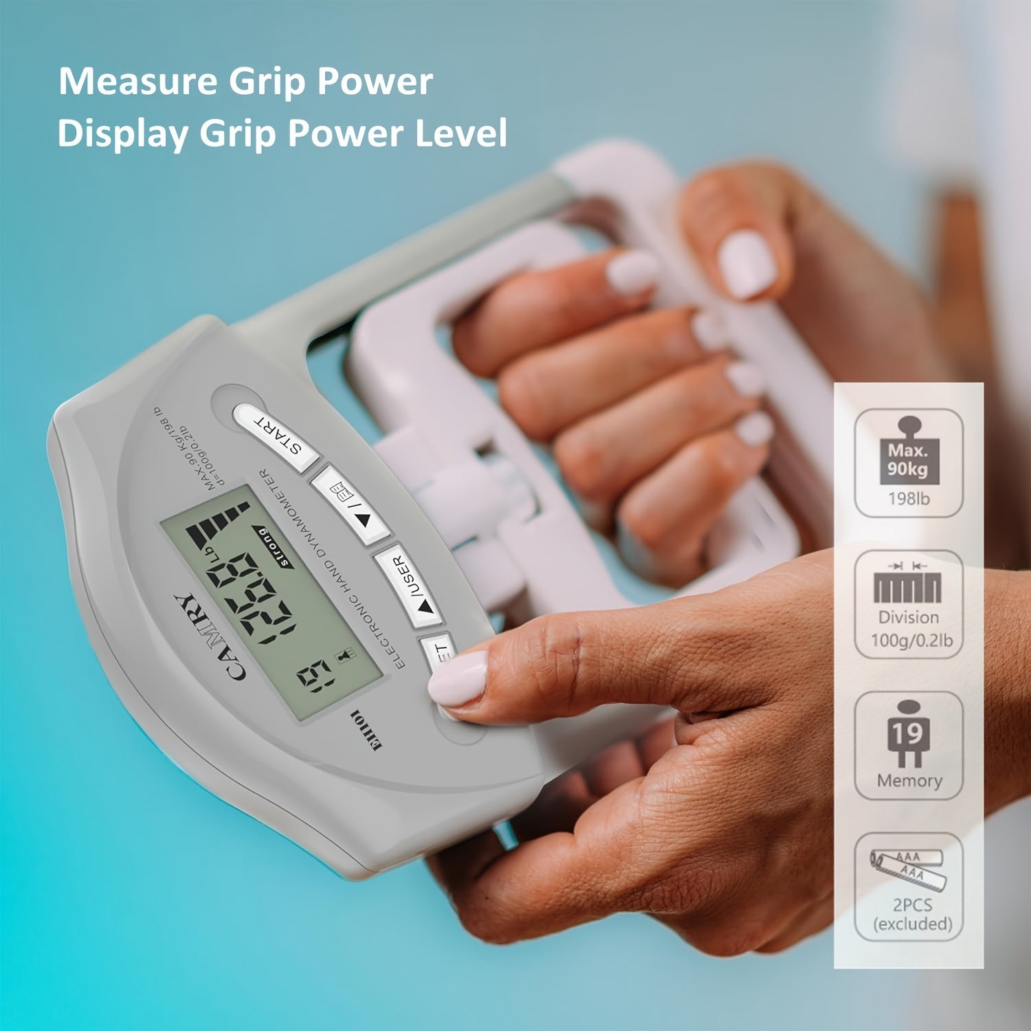 GripPower Plus – Smart Digital Hand Strength Tester