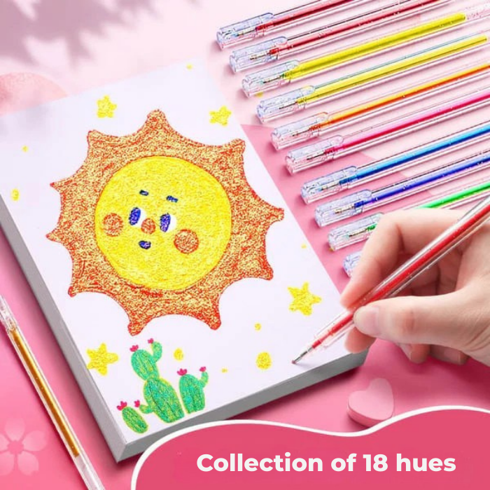 LumaFlick™ Glitter Gel Pens — Ignite Your Creativity with Smudge-Proof Sparkle That Lasts