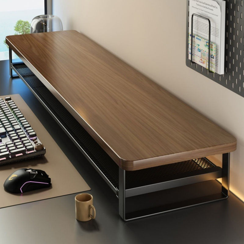 Elevate Your Space - Dual-Layer Desk Organizer with Storage