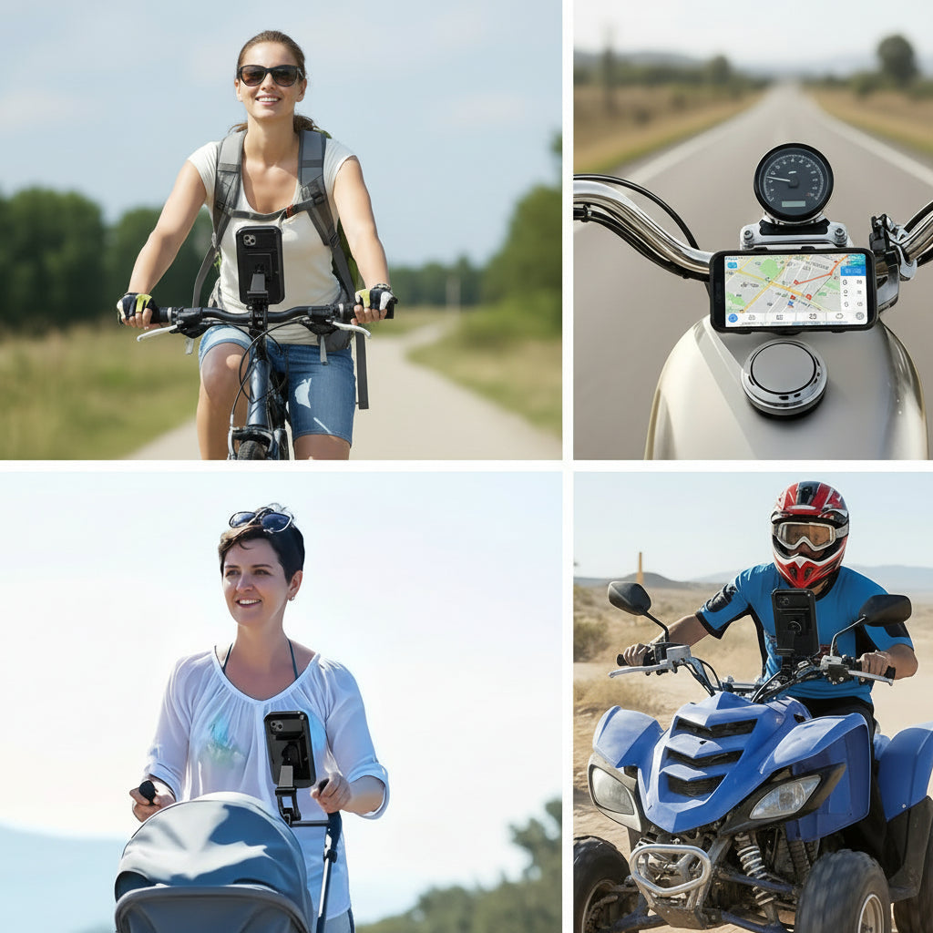 SmartGrip - Adjustable Magnetic Phone Holder for Bikes & E-Bikes