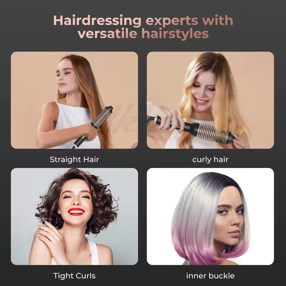 VelvetWave™ Curling Brush — Effortless Glamorous Curls That Last All Day