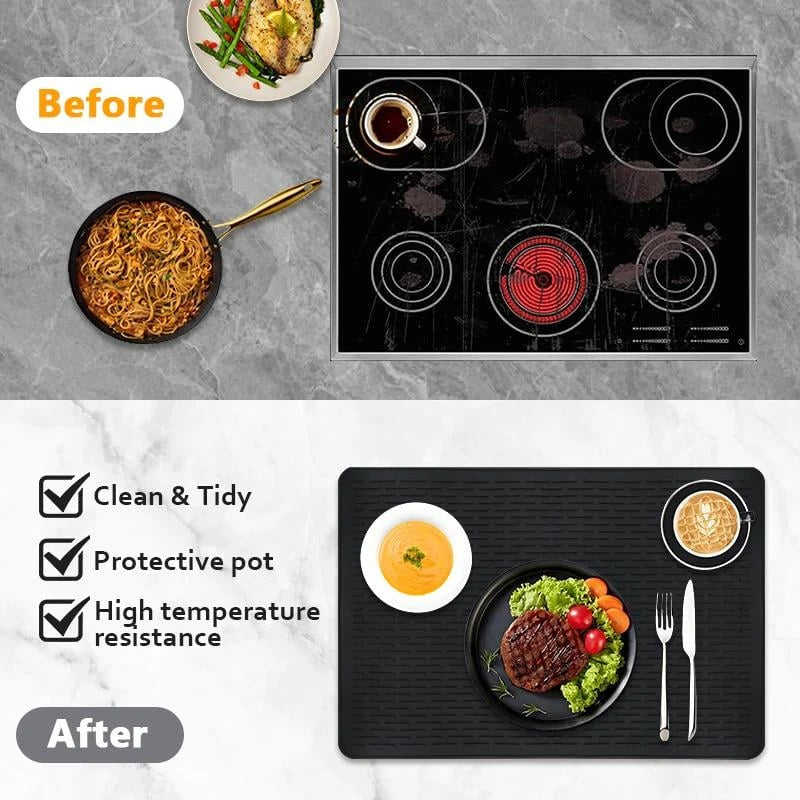 Kitchen Protective Shield | Scratch and Heat Protection | Versatile Non-Slip Design | CookGuard