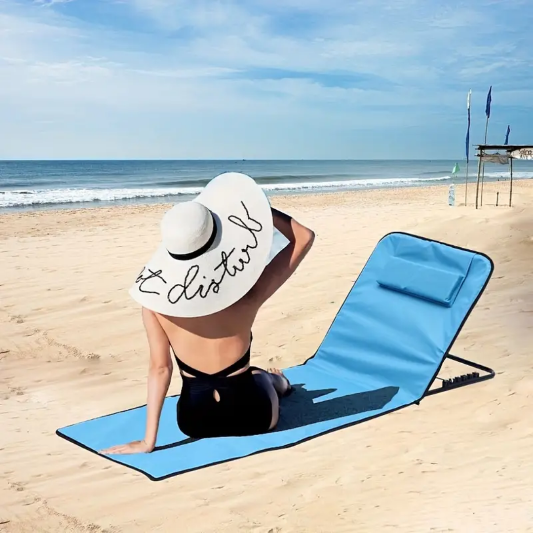 Portable Relaxation Mat with Back Support for Outdoor Fun
