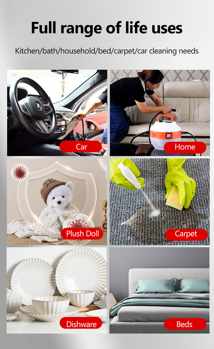 2800W Steam Power Cleaner for Effortless Deep Cleaning