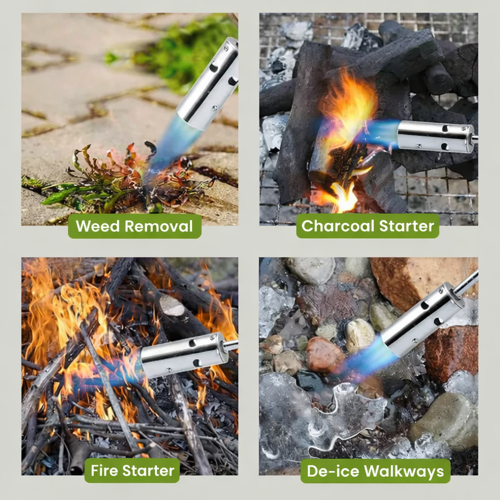 Weed Torch | Sustainable Weed Control | Adjustable Flame Rod | Flammix