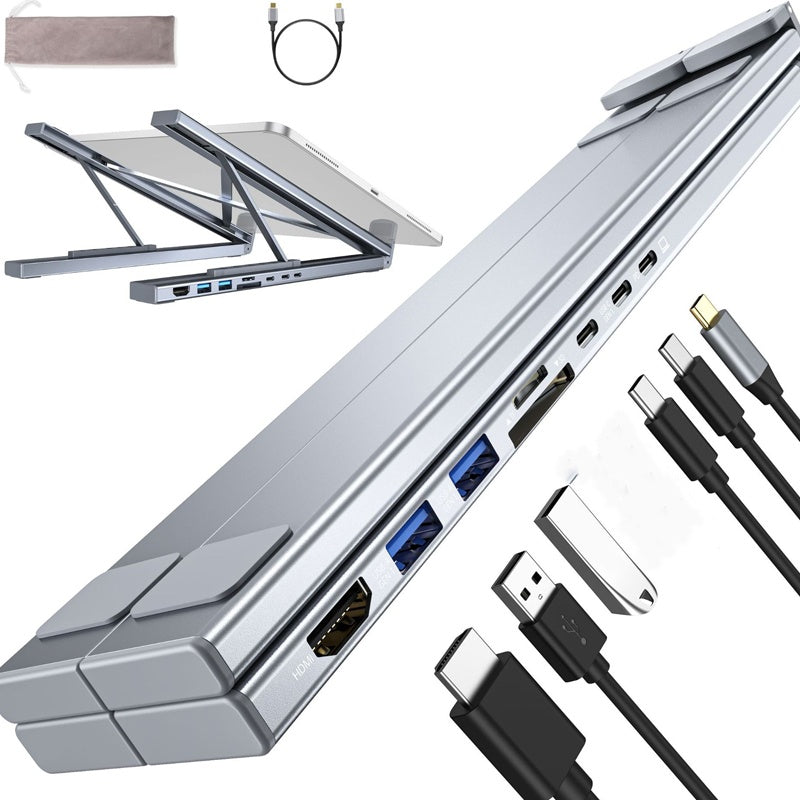 VoltEdge™ Hub Stand — Power Your Focus with Effortless Comfort and Lightning-Speed Connectivity