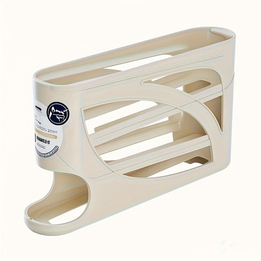 4-Tier Rolling Organizer for Egg Storage