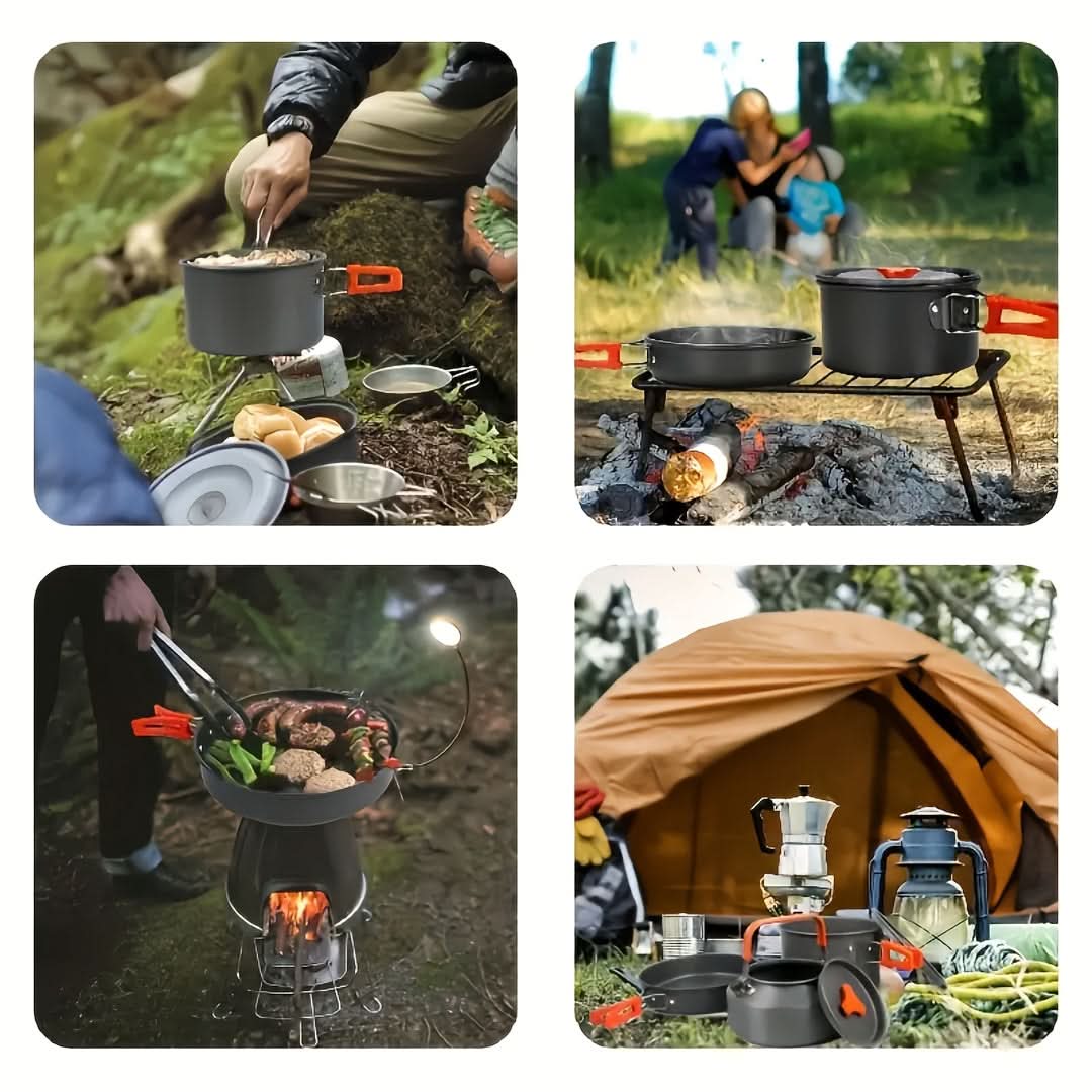Portable Outdoor Cooking Kit – Lightweight Set for Camping