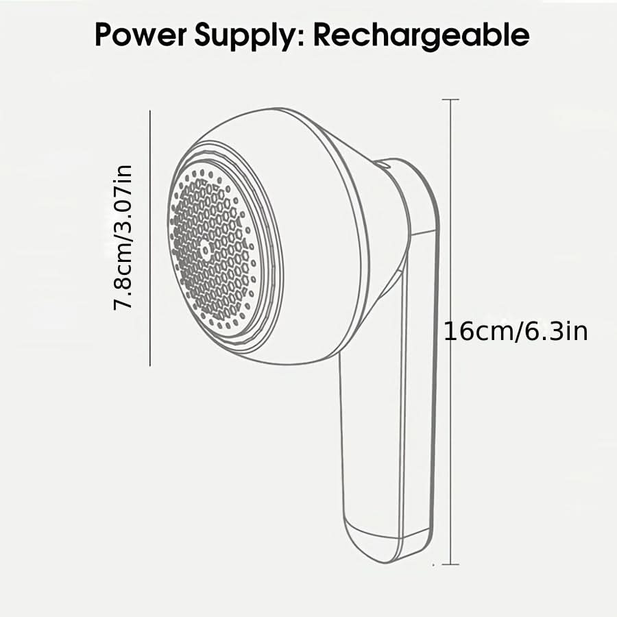 Portable Fabric Shaver with USB Rechargeable Function for Lint Removal