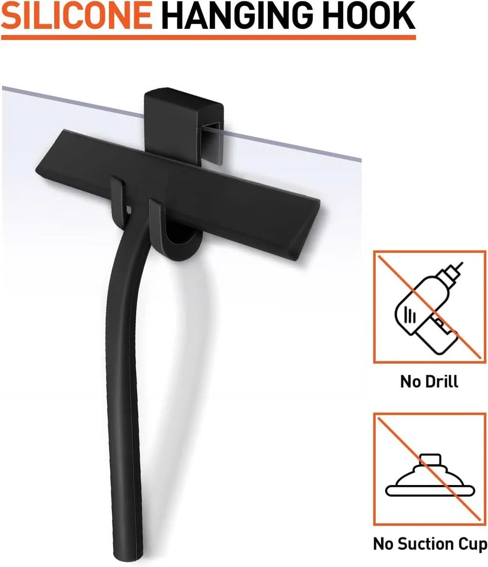 Silicone Shower Squeegee for Streak-Free Cleaning