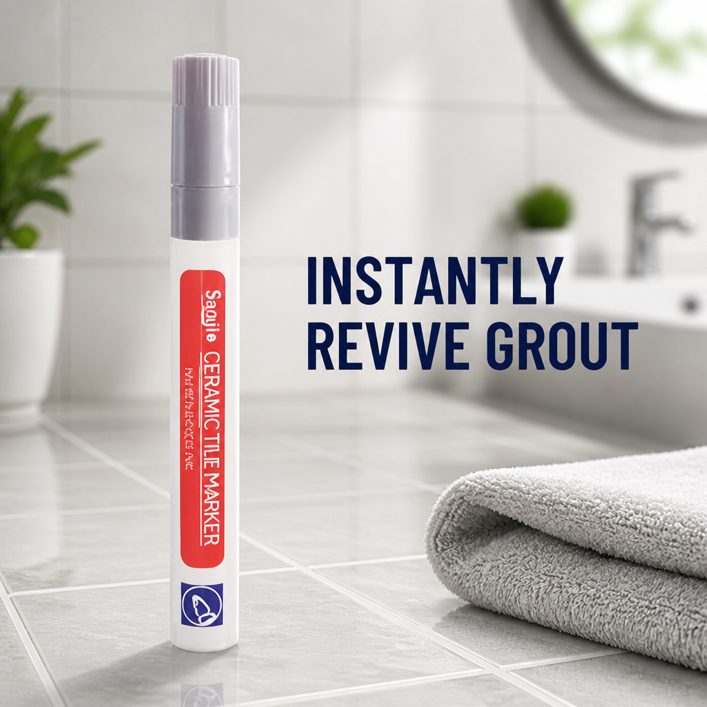 PureSeal™ Grout Renewal Pen — Instantly Revive Grout and Lock Out Mold for a Spotless, Proud Home