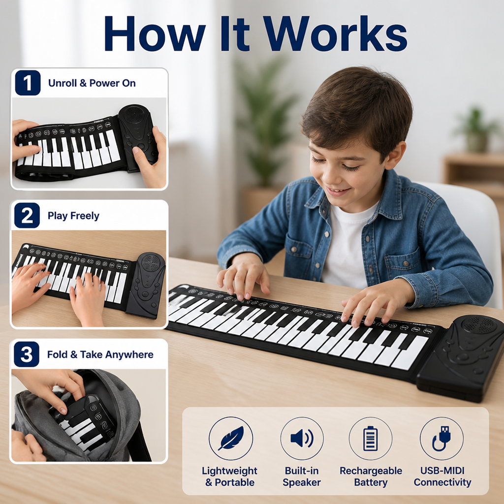 VibeKeys™ — Unleash Your Music Anywhere, Anytime with Pure Piano Power
