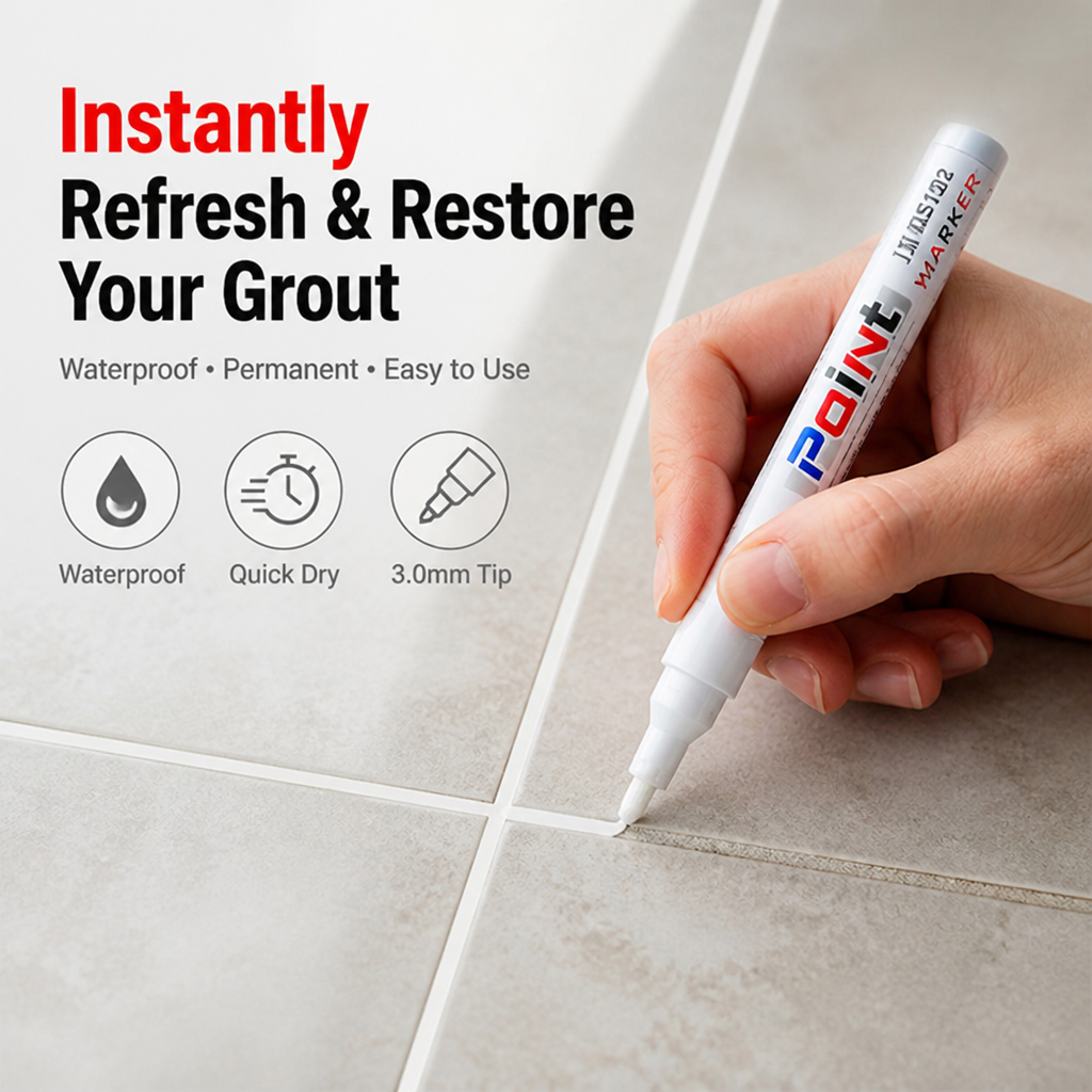 RevitaLine™ — Instantly Bring Your Grout Back to Life with Waterproof Precision