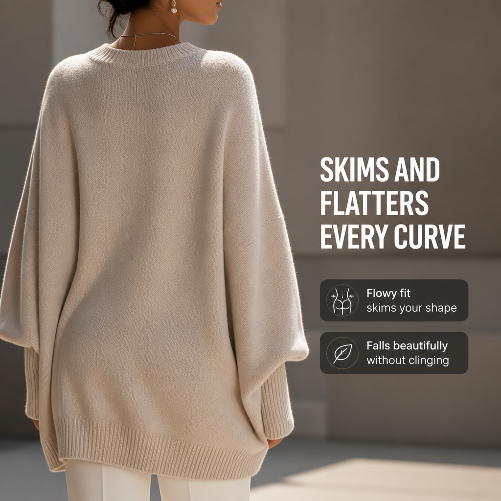 VeluraMist™ Cascade Sweater — Wrap Yourself in Soothing Warmth and Effortless Confidence