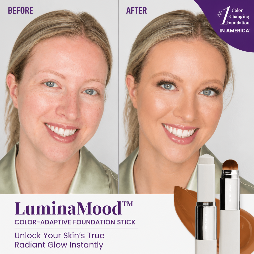 LuminaMood™ Color-Adaptive Foundation Stick — Unlock Your Skin’s True Radiant Glow Instantly
