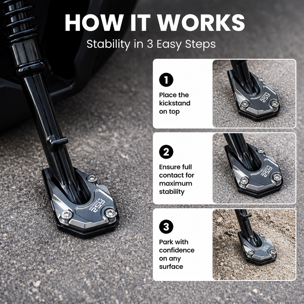 GripGuard™ — Lock Your Bike Firm and Fearless on Any Surface