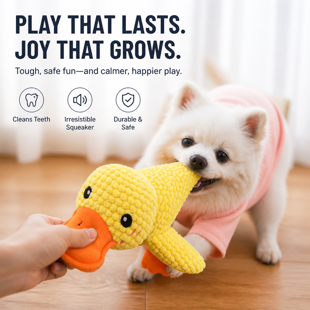 SnuggleBump™ Duck — Ignites Playful Joy and Soothes with Every Chew