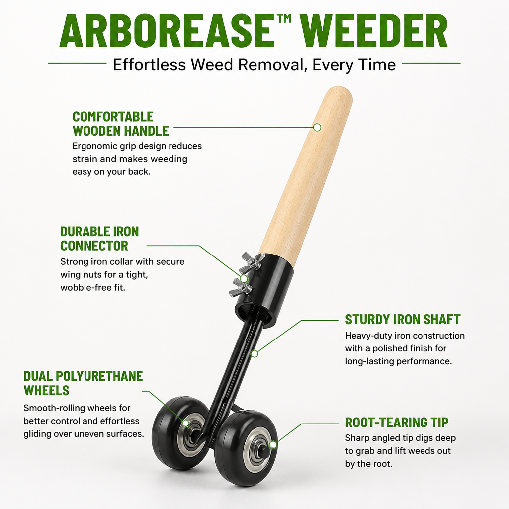 ArborEase™ — Effortless Weed Removal That Saves Your Back and Revives Your Garden