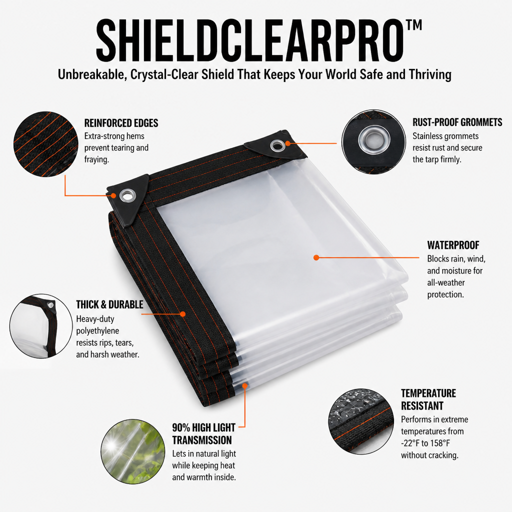 ShieldClearPro™ — Unbreakable, Crystal-Clear Shield That Keeps Your World Safe and Thriving