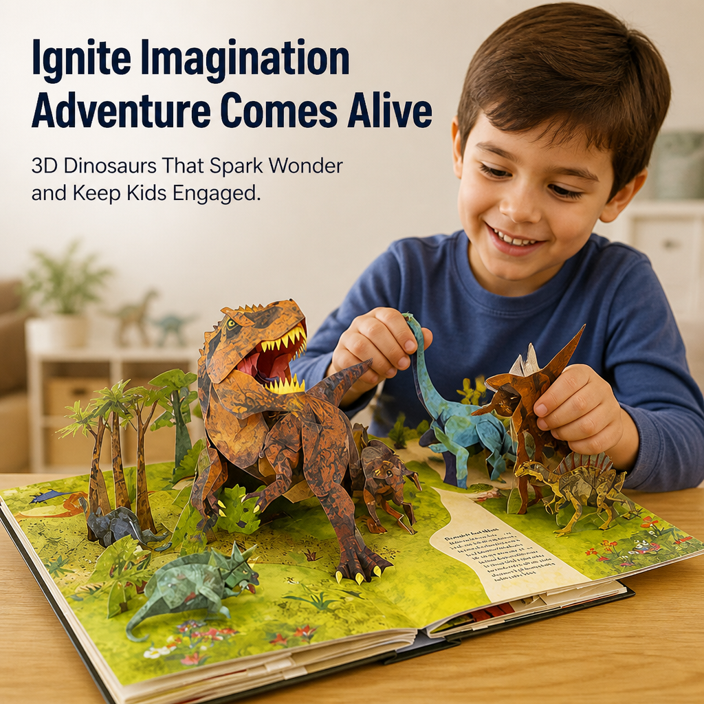 TerraSaur™ — Ignite Your Child’s Imagination with Thrilling 3D Dinosaur Adventures