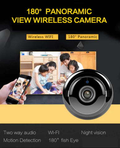 Compact 1080P WiFi Surveillance Camera with Night Vision
