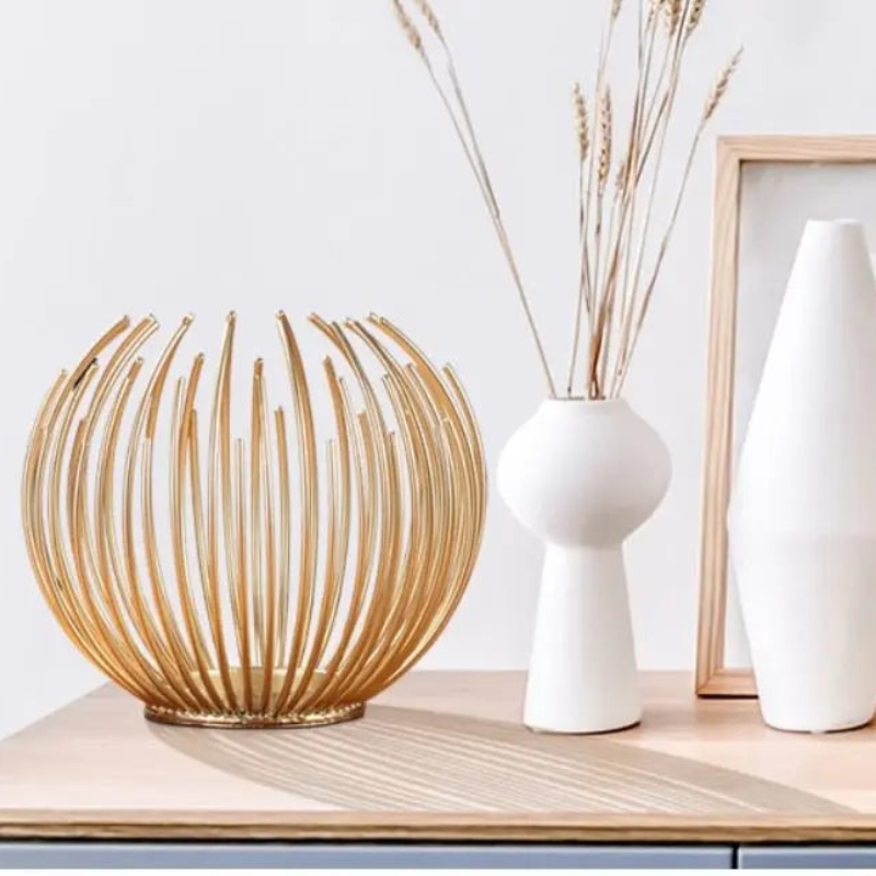Elegant Bronze Candle Stand - Versatile Sizes for Any Space