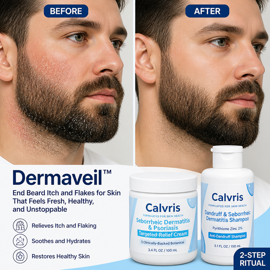 Dermaveil™ — End Beard Itch and Flakes for Skin That Feels Fresh, Healthy, and Unstoppable