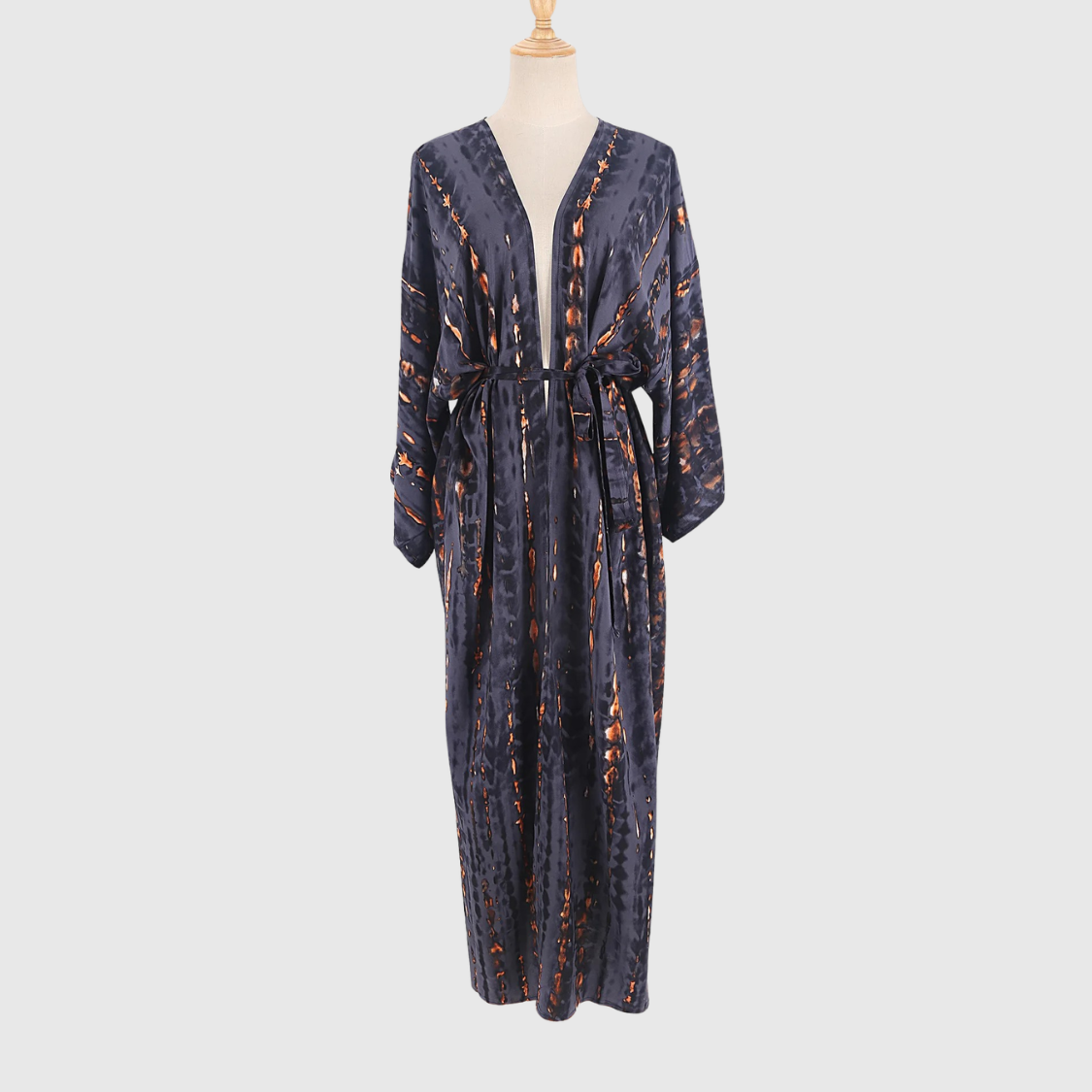 Kimono Beach Cover Up in Tie Dye Design