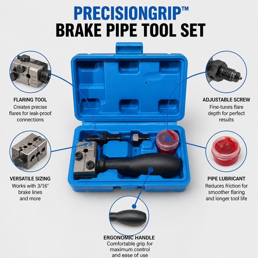 PrecisionGrip™ Brake Pipe Tool Set — Master Every Repair with Speed, Precision, and Rock-Solid Confidence