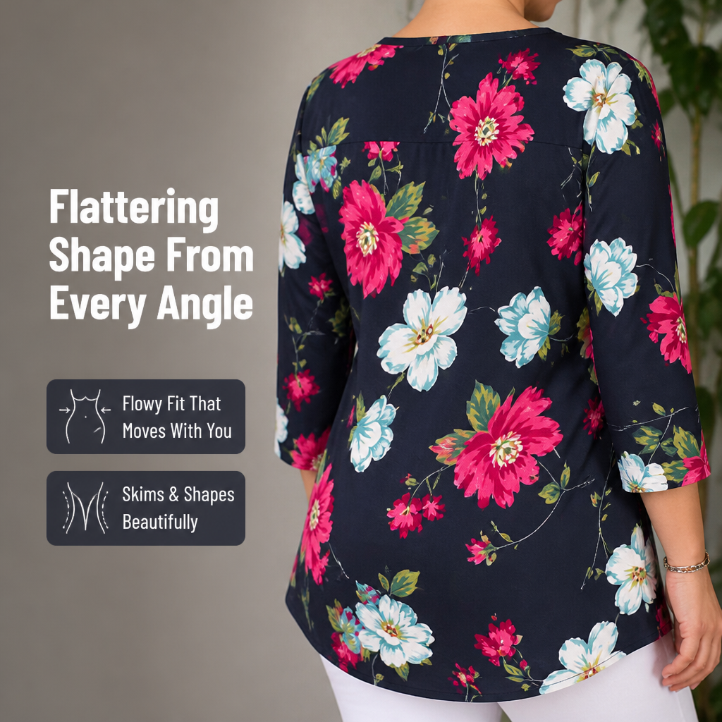 ZephyraWave™ Tunic — Feel Fresh, Flawless, and Free All Day Long