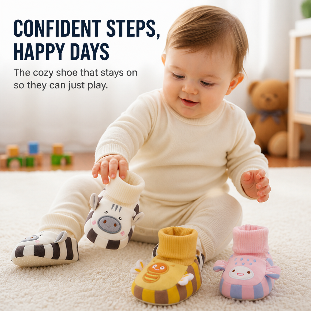 StrideSnug™ — Keep Tiny Feet Cozy, Secure, and Ready to Explore Fearlessly