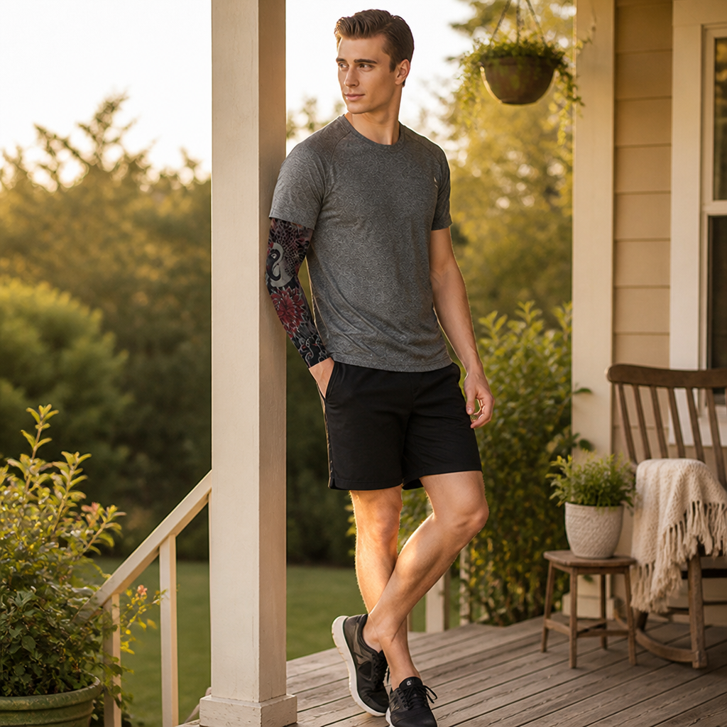SlipSkin™ — Flaunt Fierce Tattoo Style with All-Day Sun Armor